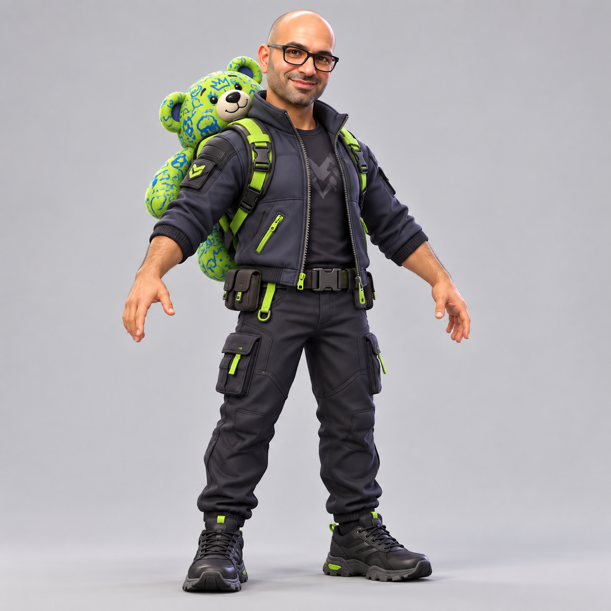 Mazen operator concept, the inspiration for the new playable 3D character